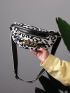 Leopard Graphic Chain Decor Fanny Pack