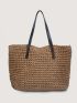 Minimalist Large Capacity Straw Bag