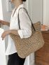 Minimalist Large Capacity Straw Bag