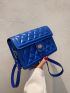 Mini Minimalist Quilted Flap Square Bag