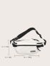 Letter Graphic Fanny Pack