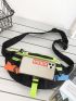 Release Buckle Decor Fanny Pack