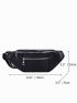 Minimalist Zip Front Fanny Pack