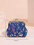 Holographic Geometric Graphic Coin Purse