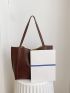 Minimalist Tote Bag With Inner Pouch