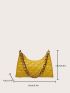 Minimalist Quilted Chain Shoulder Bag