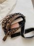 Leopard Chain Detail Waist Bag