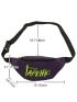 Letter Embroidered Fanny Pack