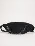 Minimalist Chain Decor Waist Bag