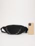 Minimalist Chain Decor Waist Bag