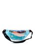 Holographic Zipper Front Fanny Pack