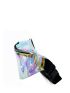 Holographic Zipper Front Fanny Pack