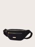 Metal Decor Waist Bag