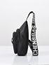 Mini Letter Graphic Sling Bag