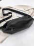 Minimalist Zipper Front Waist Bag