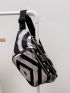 Zebra Striped Pattern Fanny Pack