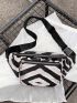 Zebra Striped Pattern Fanny Pack