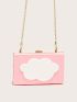 Cloud Graphic Box Bag