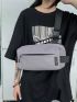 Letter Graphic Waist Bag