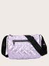 Metallic Quilted Crossbody Bag