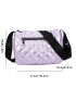 Metallic Quilted Crossbody Bag