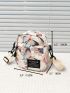 Mini Allover Butterfly Graphic Crossbody Bag