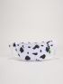 Cow Print Fanny Pack With Bag Charm