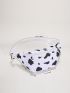 Cow Print Fanny Pack With Bag Charm