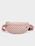 Allover Pattern Fanny Pack