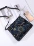 Galaxy Graphic Crossbody Bag