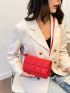 Mini Quilted Flap Square Bag