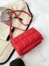 Mini Quilted Flap Square Bag