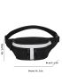 Colorblock Zip Front Waist Bag