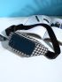 Houndstooth Pattern Fanny Pack