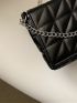 Mini Quilted Chain Flap Square Bag