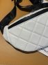 Quilted Waist Bag With Coin Purse