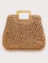 Minimalist Large Capacity Straw Bag