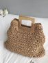 Minimalist Large Capacity Straw Bag