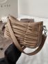 Stitch Detail Ruched Bag