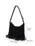 Fringe Decor Hobo Bag