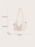 Minimalist Pocket Side Bucket Bag