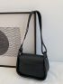 Mini Minimalist Flap Saddle Bag