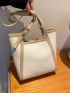 Two Tone Bucket Bag