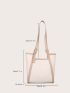 Two Tone Bucket Bag