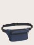 Contrast Binding Waist Bag