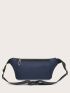 Contrast Binding Waist Bag