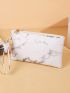 Mini Marble Pattern Clutch Bag