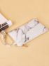 Mini Marble Pattern Clutch Bag