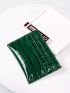 Crocodile Embossed Card Holder