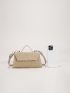 Minimalist Flap Straw Bag